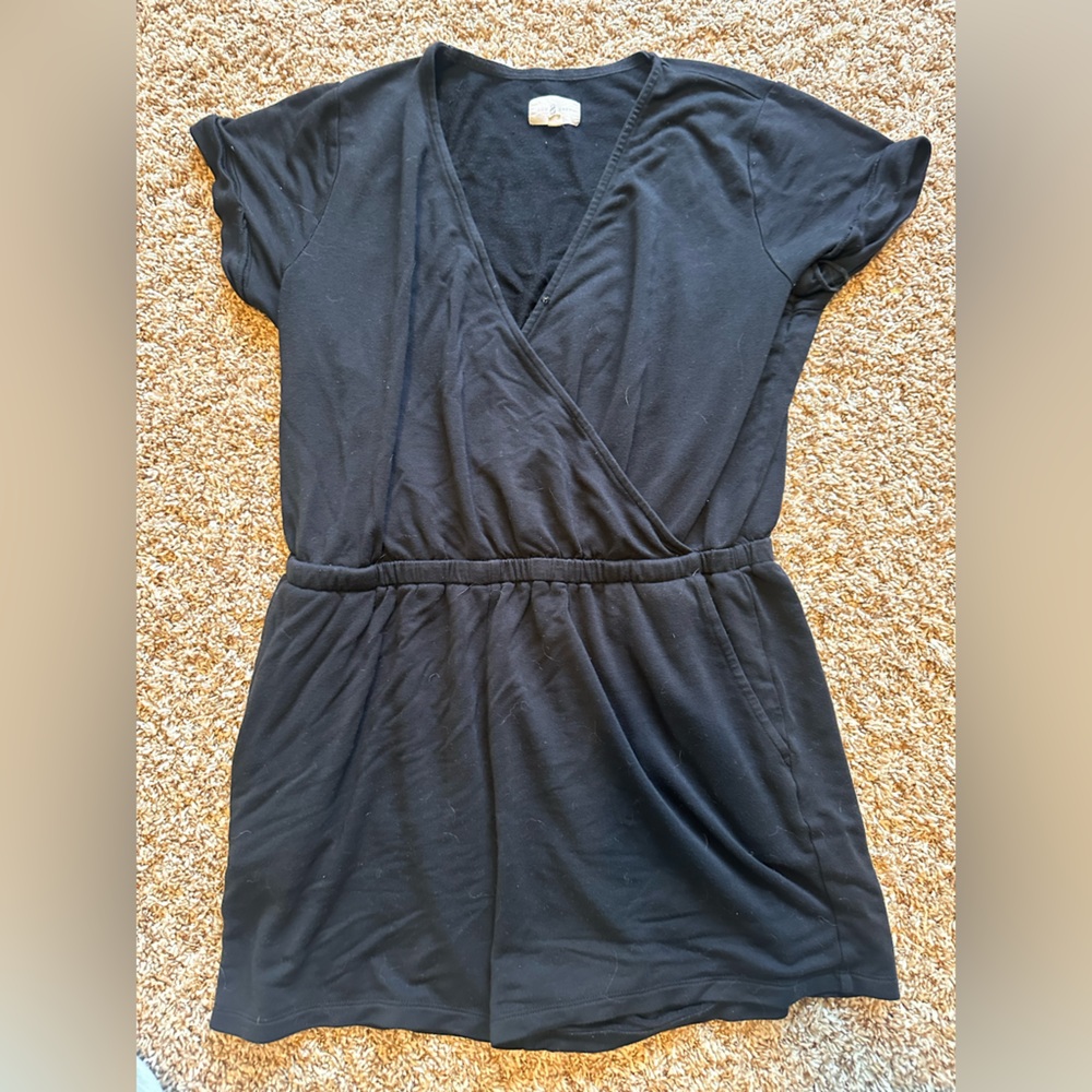 Lou & Grey Black Knit Top